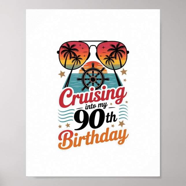 Seglar in i min 90-årsdag poster (Framsidan)