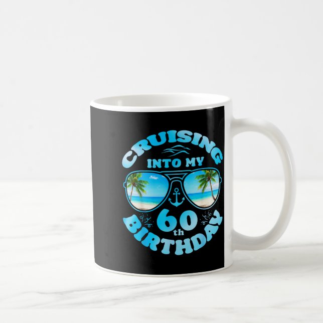 Seglar in på 60-årsdagen - matchande 60-årsdag kaffemugg (Höger)