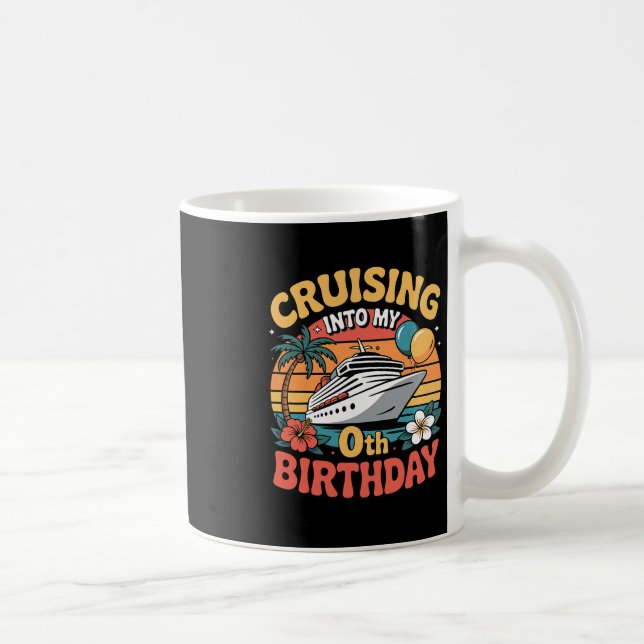 Seglar in på min 0-årsdag  kaffemugg (Höger)