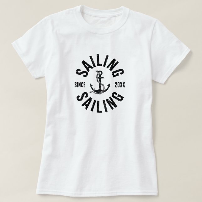 Seglar sedan 20XX T-Shirt (Design framsida)