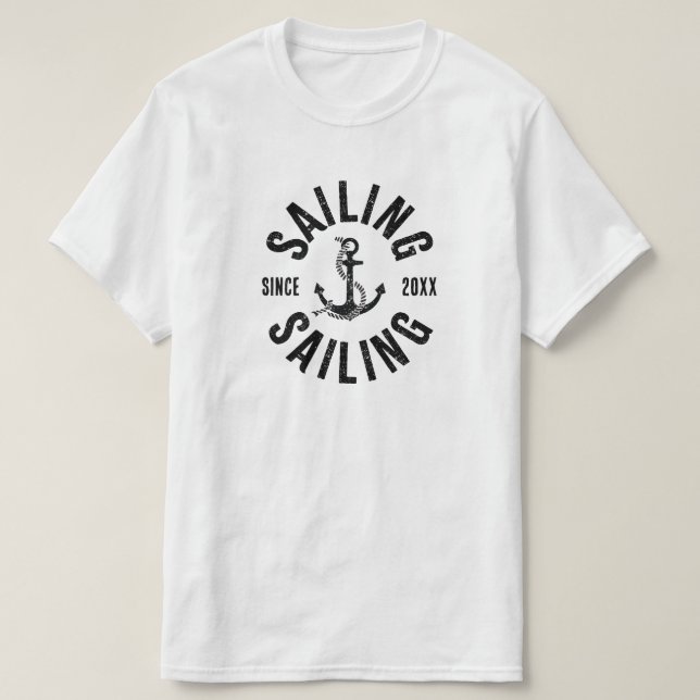 Seglar sedan 20XX T Shirt (Design framsida)