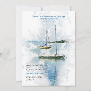 Seglating på Lake Invitation Inbjudningar