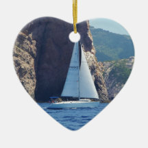 Segling Along kusten av Sardinia