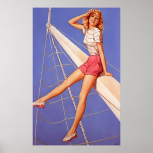 Segling bort poster