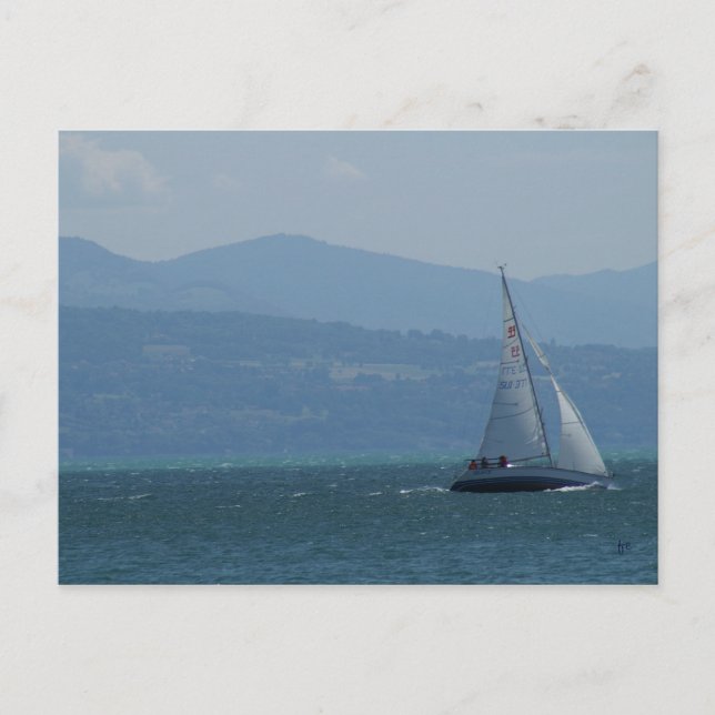 segling bort vykort (Framsida)