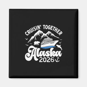 Segling i Alaska Tillsammans 2026 Kryssningsresa S Magnet