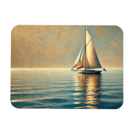 Segling i flytande sjö magnet