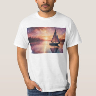 Segling i havet av minnesmärken t shirt