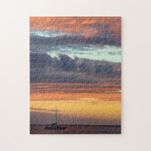 Segling i Hawaii Sunset - 11 x 14 - 252 pcs.