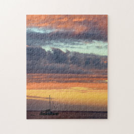 Segling i Hawaii Sunset - 11 x 14 - 252 pcs. Pussel