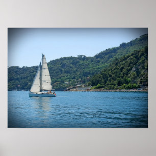 Segling i italienska Riviera - Portofino Poster
