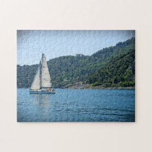 Segling i italienska Riviera - Portofino Puzzle Pussel