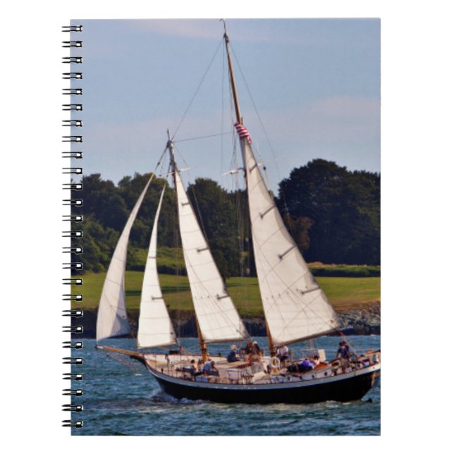 Segling i Newport, Rhode Island, USA Anteckningsbok (Framsidan)