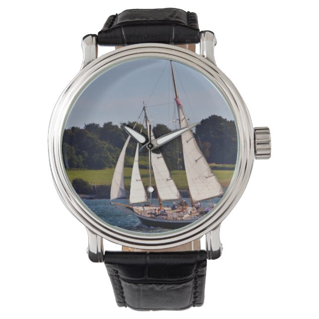Segling i Newport, Rhode Island, USA Armbandsur (Framsida)