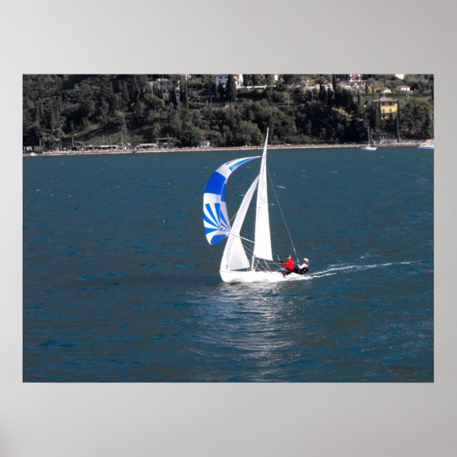 Segling i Sjö Garda Poster (Framsidan)