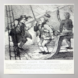 Segling mellan Hebriderna Poster