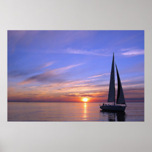 Segling nordost 36 x 24 Poster