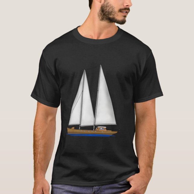 Segling Nyckel Largo Florida Nycklar Beach 2-sidig T Shirt (Framsida)