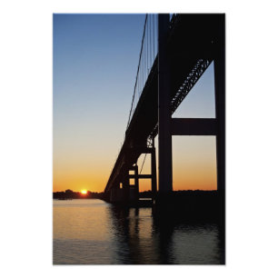 Segling och avgår från Newport Rhode Island Fototryck