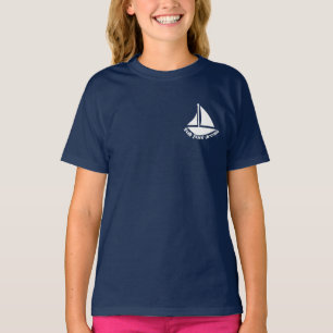 Segling och motivation; segla din dröm och segelbå t shirt