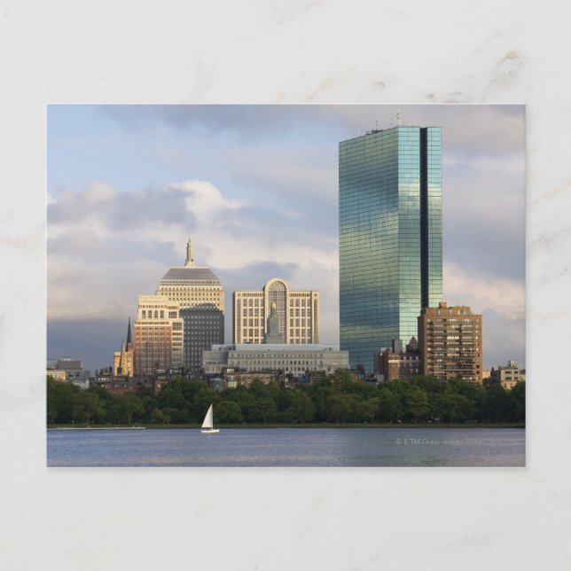 Segling på Charles River i Boston Vykort (Framsida)