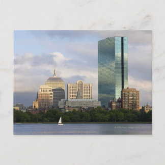 Segling på Charles River i Boston Vykort