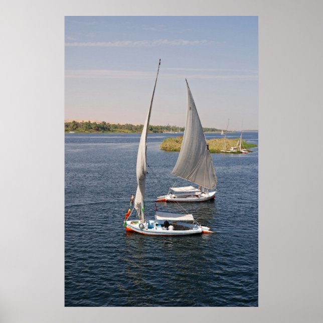 Segling på Nilen, Egypten Poster (Framsidan)