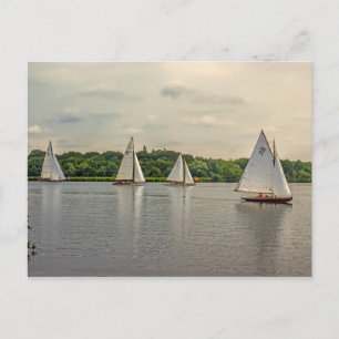 Segling på Wroxham Broad. Vykort