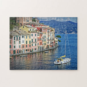 Segling Portofino och det italienska Riviera Pussel
