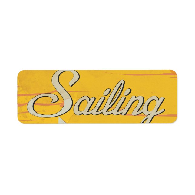 Segling Returadress Etikett (Framsidan)