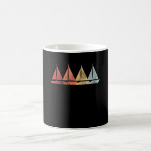 Segling Segelbåt Retro Kaffemugg
