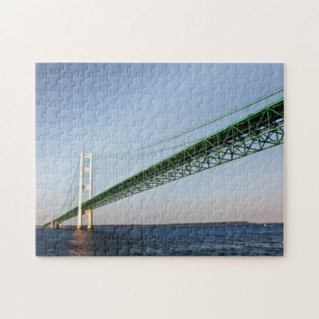 Segling under Mackinac Bridge Pussel (Horisontell)