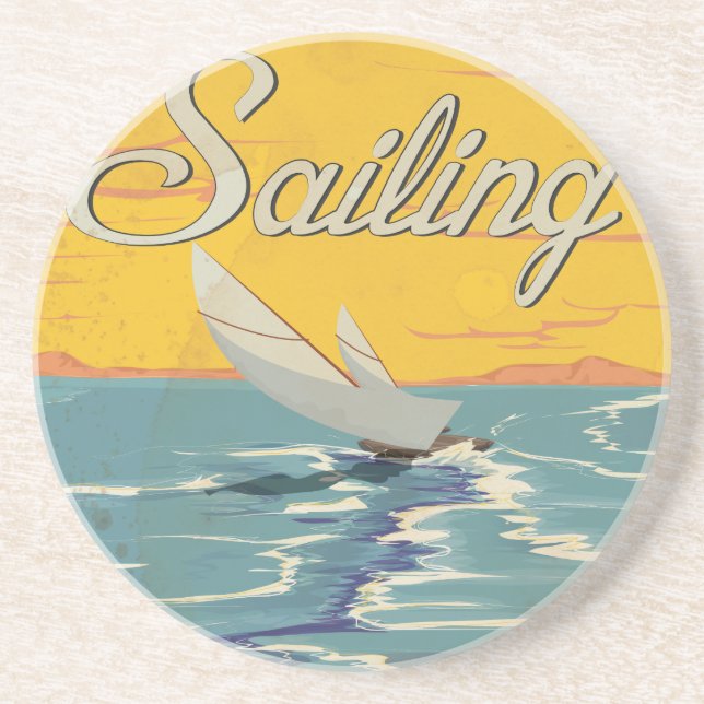 Segling Underlägg Sandsten (Framsidan)