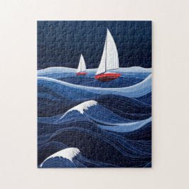 Segling Vinkara-Nautiska Äventyr Pussel