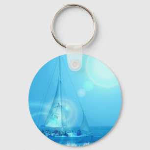 SeglingCatamaran Keychain Nyckelring