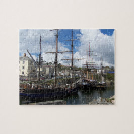 Seglingen sänder det Charlestown hamnCornwall Pussel