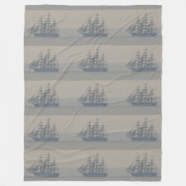 Seglingen sänder nautiska pappagåvor CricketDiane Fleecefilt