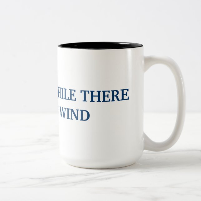 Seglingkaffemugg Två-Tonad Mugg (Höger)