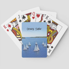 Seglingregatta i en bäddområde anpassa casinokort