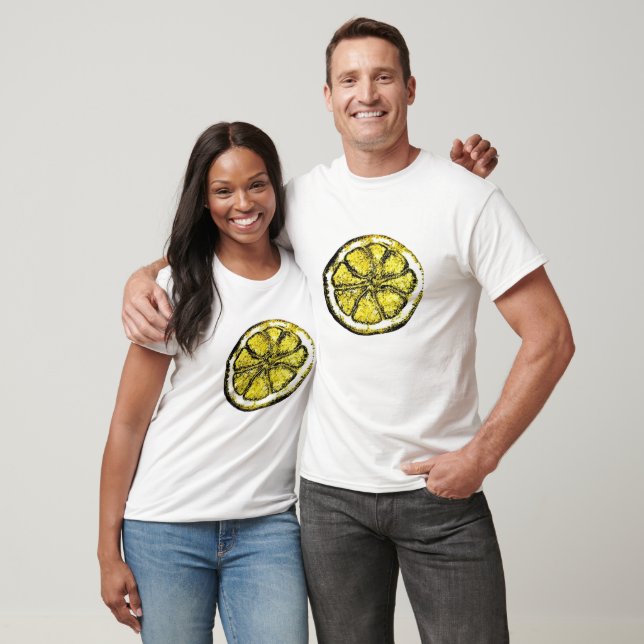 Segment av citronskjorta t-shirt (Unisex)