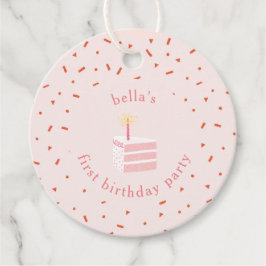 Segment av födelsedagskummel gåvor etiketter