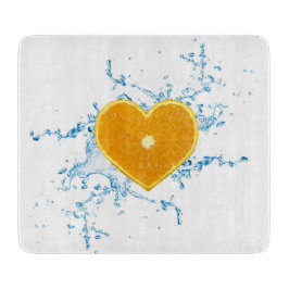 Segment av hjärtformad Orange