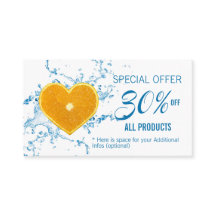 Segment av hjärtformad Orange