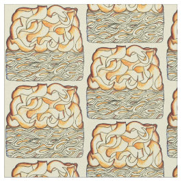 Segment av Kugel Jewish Egg Noodle Casserole Tyg