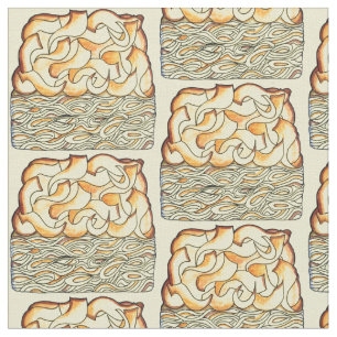 Segment av Kugel Jewish Egg Noodle Casserole Tyg