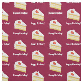 Segment av kummel & Grattis på födelsedagen eller  Tyg