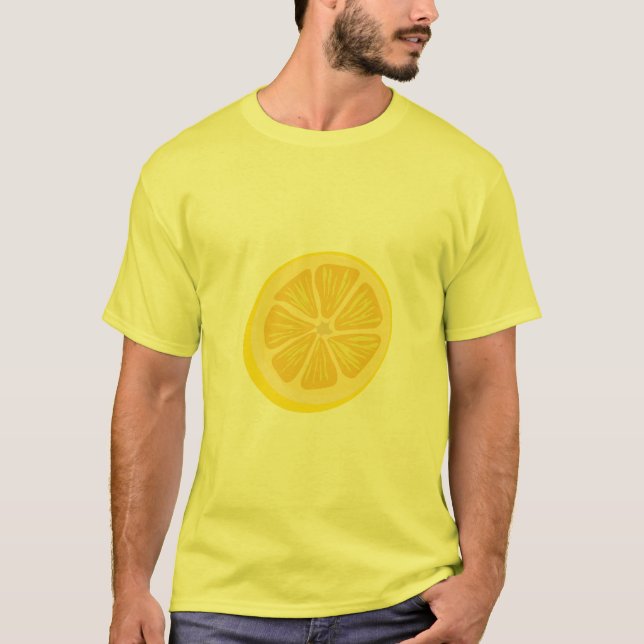 Segment av Lemon Shirt T-shirt (Framsida)