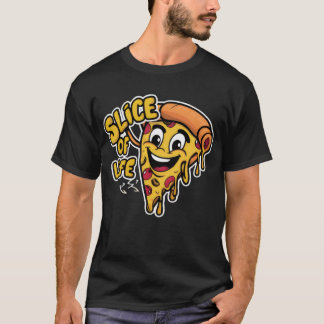 Segment av Life Pizza T Shirt