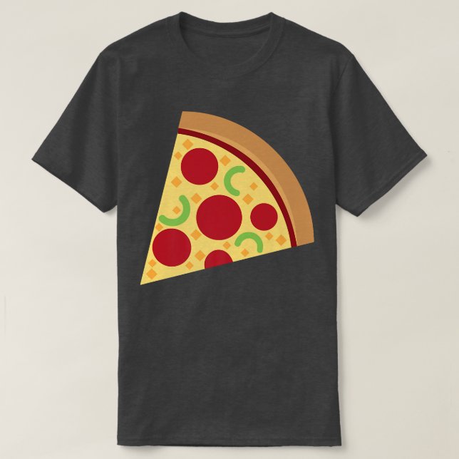 Segment av Pizza Pepperoni Pizza Costume  T Shirt (Design framsida)