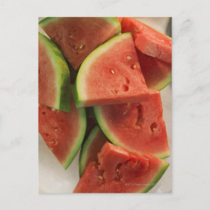 Segment av vattenmelon vykort